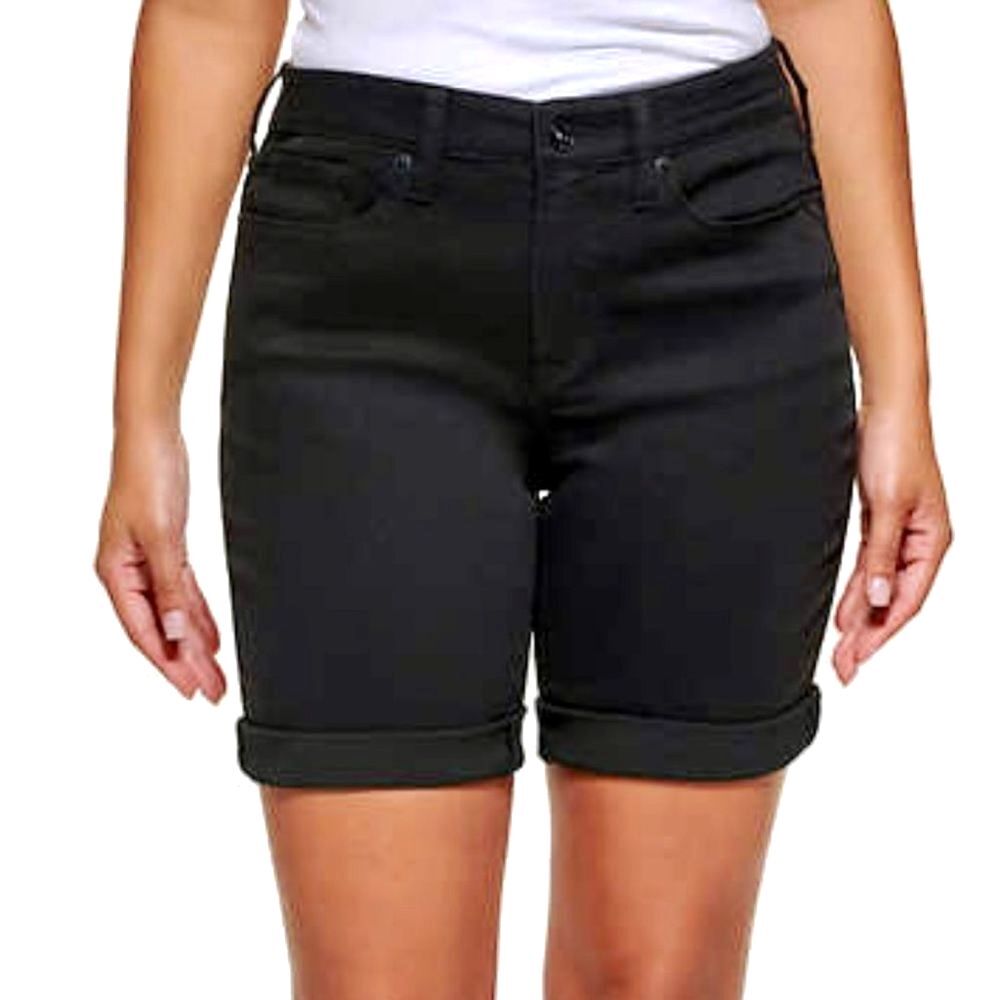 🌟 DKNY Jeans Bermuda Convertible Roll Cuff Shorts Sz 6